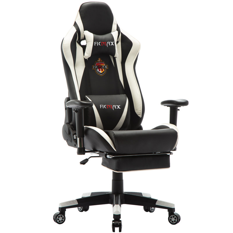 Ficmax ergonomic gaming chair racing style office chair recliner computer chair clearance